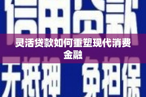 绥滨灵活贷款如何重塑现代消费金融