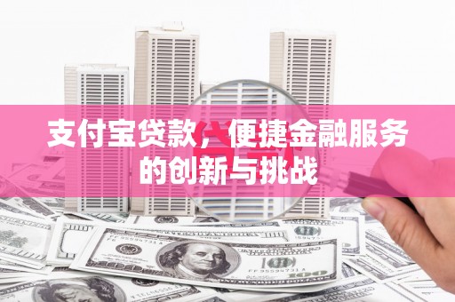 绥滨支付宝贷款，便捷金融服务的创新与挑战