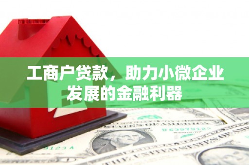 绥滨工商户贷款,助力小微企业发展的金融利器 绥滨工商户贷款,助力小微企业发展的金融利器