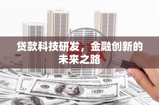 绥滨贷款科技研发，金融创新的未来之路