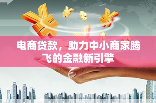 绥滨电商贷款，助力中小商家腾飞的金融新引擎