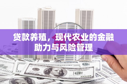 绥滨贷款养殖，现代农业的金融助力与风险管理