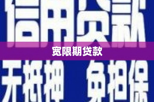 绥滨宽限期贷款