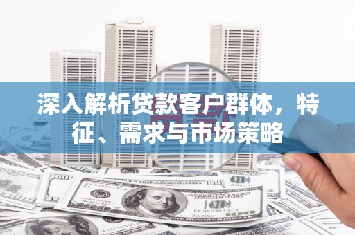 绥滨深入解析贷款客户群体，特征、需求与市场策略