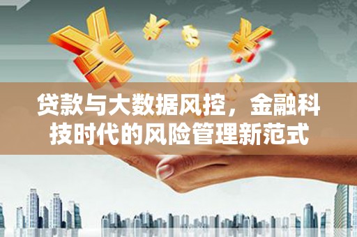 绥滨贷款与大数据风控，金融科技时代的风险管理新范式