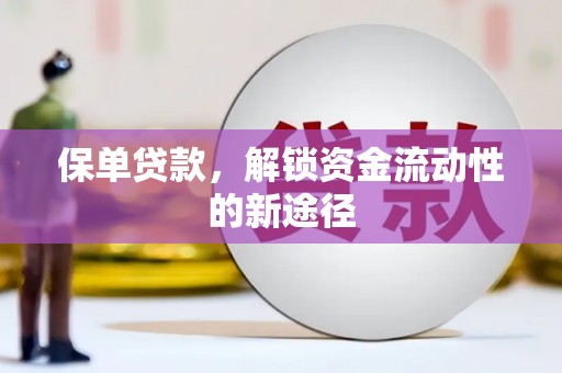 绥滨保单贷款，解锁资金流动性的新途径