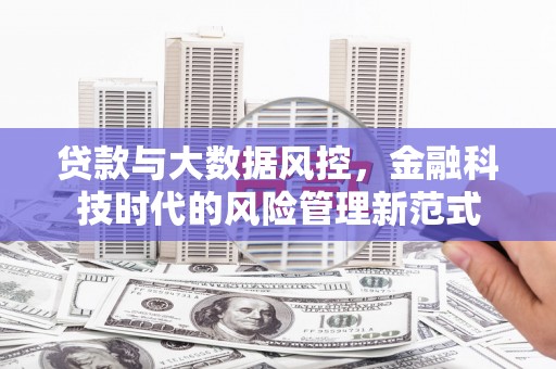 绥滨贷款与大数据风控，金融科技时代的风险管理新范式
