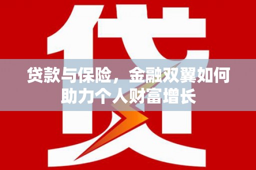 绥滨贷款与保险，金融双翼如何助力个人财富增长