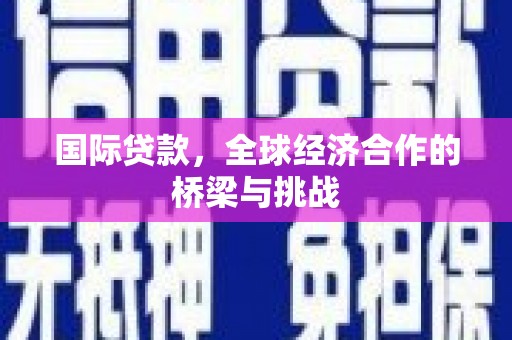 绥滨国际贷款，全球经济合作的桥梁与挑战