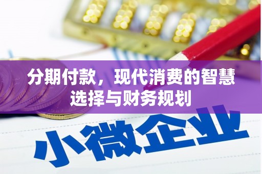 绥滨分期付款，现代消费的智慧选择与财务规划
