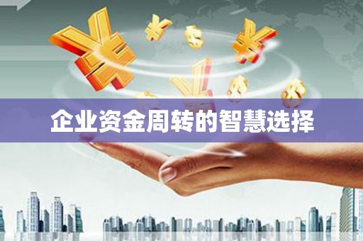 绥滨企业资金周转的智慧选择