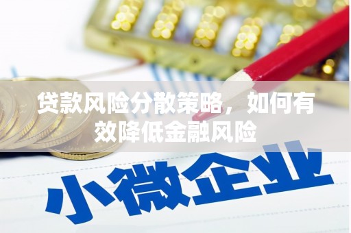 绥滨贷款风险分散策略，如何有效降低金融风险