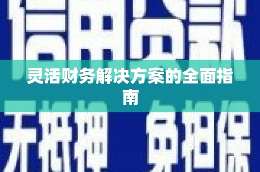 绥滨灵活财务解决方案的全面指南