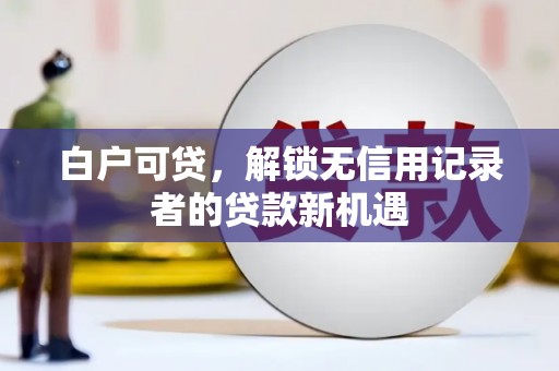 绥滨白户可贷，解锁无信用记录者的贷款新机遇