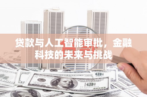 绥滨贷款与人工智能审批，金融科技的未来与挑战