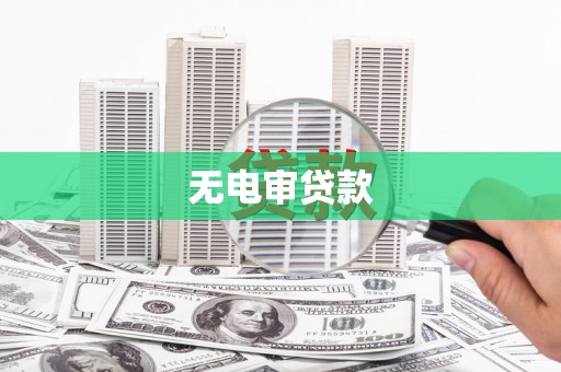 绥滨无电审贷款