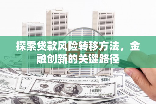 绥滨探索贷款风险转移方法，金融创新的关键路径