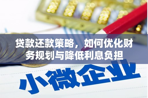绥滨贷款还款策略，如何优化财务规划与降低利息负担