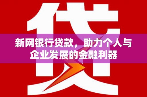 绥滨新网银行贷款，助力个人与企业发展的金融利器