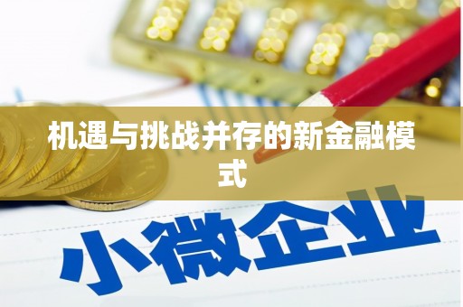 绥滨机遇与挑战并存的新金融模式