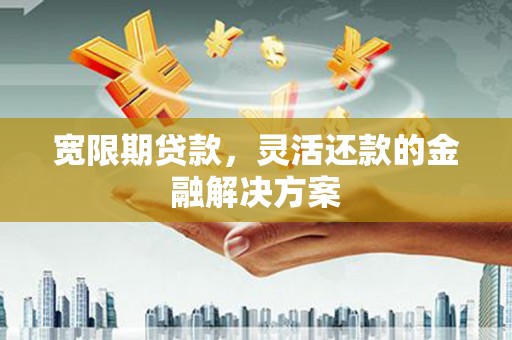 绥滨宽限期贷款，灵活还款的金融解决方案