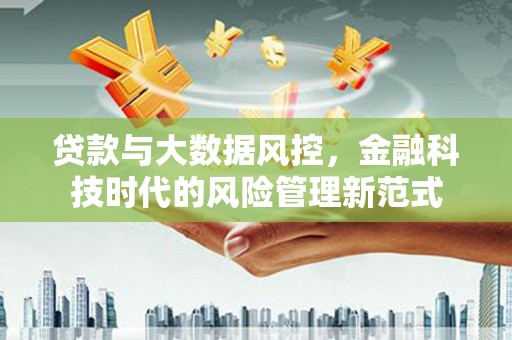 绥滨贷款与大数据风控，金融科技时代的风险管理新范式