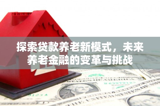 绥滨探索贷款养老新模式，未来养老金融的变革与挑战