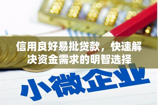 绥滨信用良好易批贷款，快速解决资金需求的明智选择