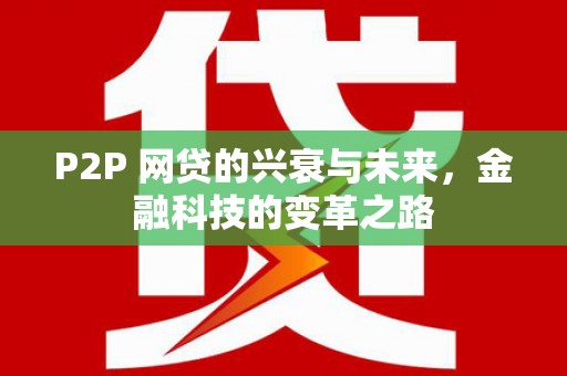 绥滨P2P 网贷的兴衰与未来，金融科技的变革之路