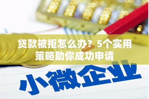 绥滨贷款被拒怎么办？5个实用策略助你成功申请