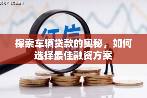 绥滨探索车辆贷款的奥秘，如何选择最佳融资方案
