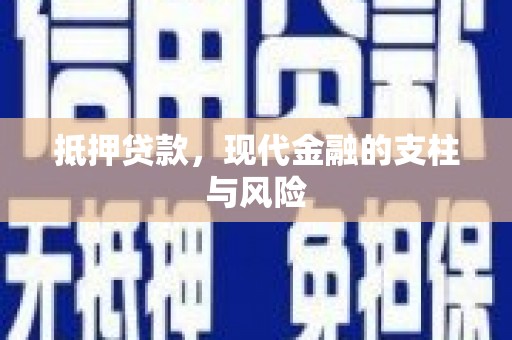 绥滨抵押贷款，现代金融的支柱与风险
