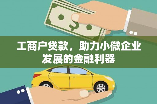 绥滨工商户贷款，助力小微企业发展的金融利器