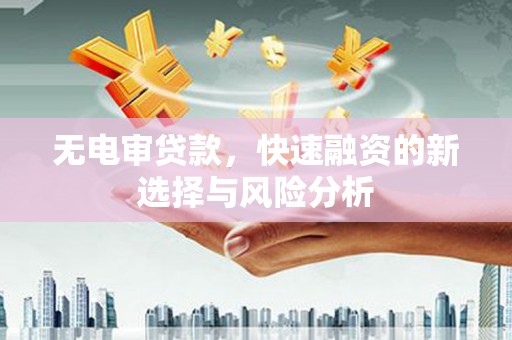 绥滨无电审贷款，快速融资的新选择与风险分析