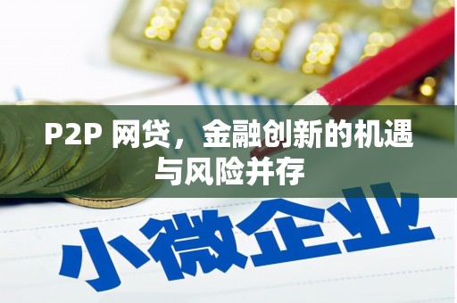 绥滨P2P 网贷，金融创新的机遇与风险并存