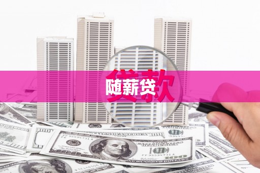 绥滨随薪贷