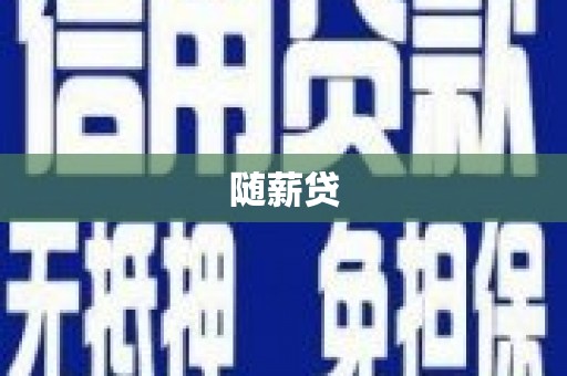 绥滨随薪贷