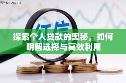 绥滨探索个人贷款的奥秘，如何明智选择与高效利用
