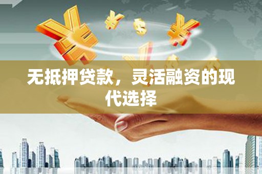 绥滨无抵押贷款，灵活融资的现代选择