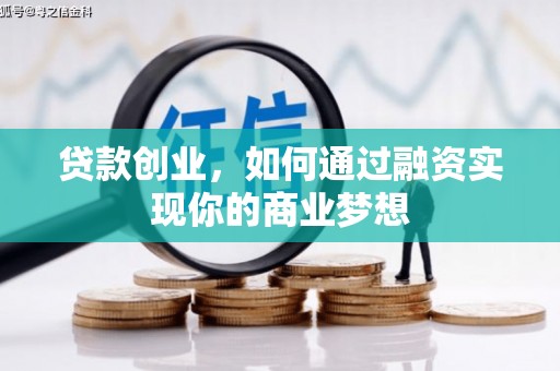 绥滨贷款创业，如何通过融资实现你的商业梦想