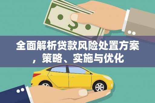 绥滨全面解析贷款风险处置方案，策略、实施与优化