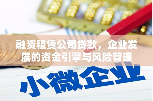 绥滨融资租赁公司贷款，企业发展的资金引擎与风险管理