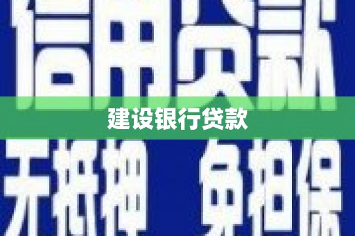 绥滨建设银行贷款