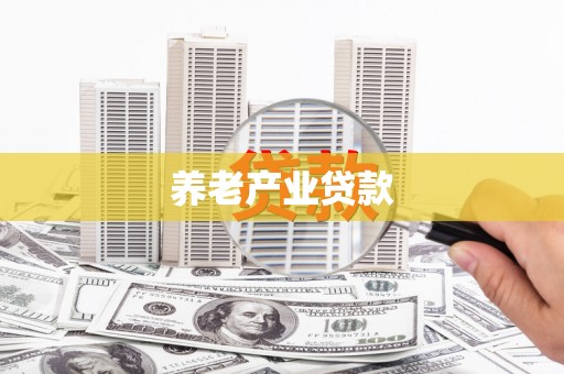绥滨养老产业贷款