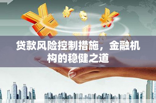 绥滨贷款风险控制措施，金融机构的稳健之道