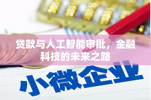 绥滨贷款与人工智能审批，金融科技的未来之路