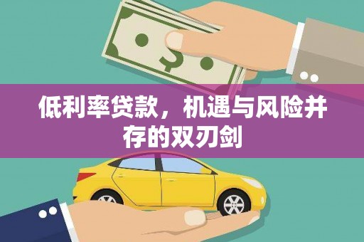 绥滨低利率贷款，机遇与风险并存的双刃剑