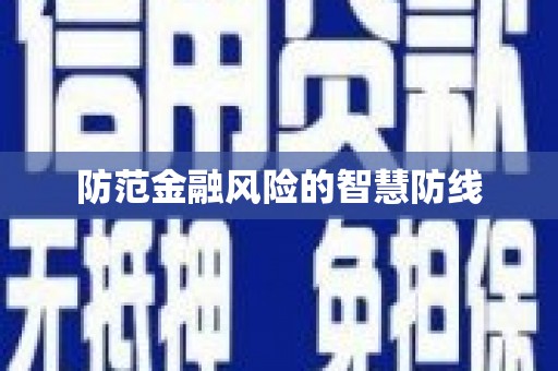 绥滨防范金融风险的智慧防线