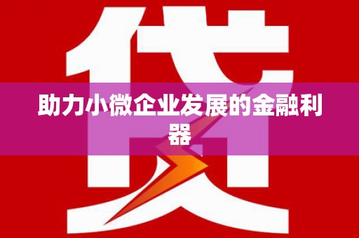 绥滨助力小微企业发展的金融利器