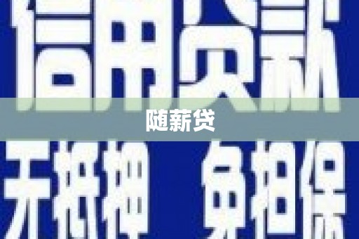绥滨随薪贷